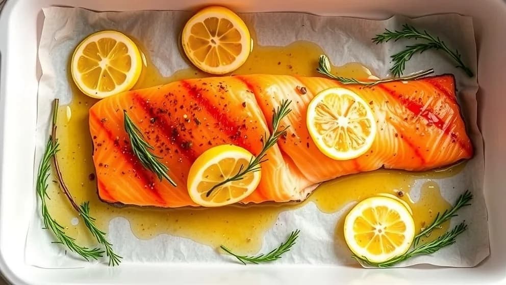 Lyxig hel lax i ugn på 30 minuter